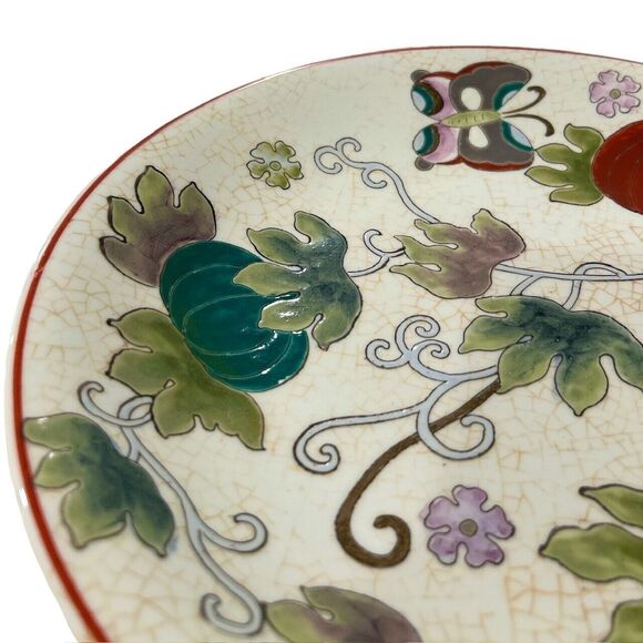 Vintage Nora Fenton Design Hand Painted Chinese Porcelain Wall Plate - Picture 5 of 7